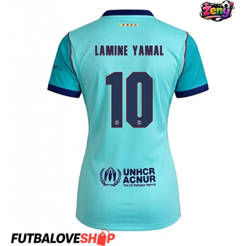 Dres Barcelona Lamine Yamal #10 Tretina pre Ženy 2026-27 Krátky Rukáv